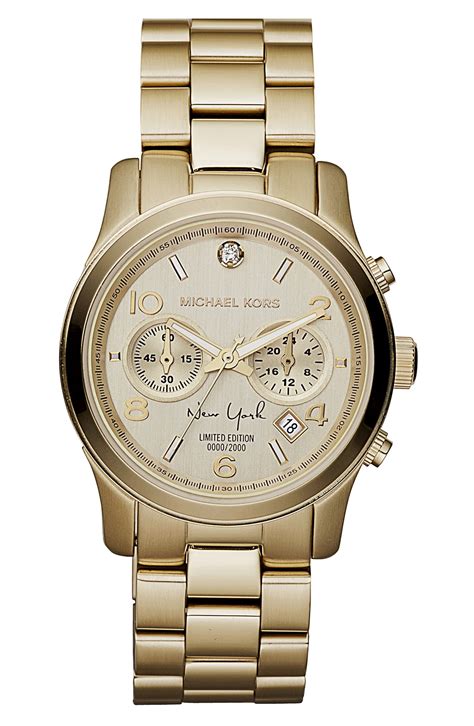 gold limited edition michael kors|michael kors ladies watches.